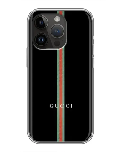Чохол для iPhone 14 Pro з картинкою «Gucci — строга лінія» Чохол для iPhone 14 Pro з картинкою «Gucci — строга лінія»