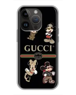 Чохол для iPhone 14 Pro з картинкою «Gucci — герої Disney та монограма» Чохол для iPhone 14 Pro з картинкою «Gucci — герої Disney та монограма»