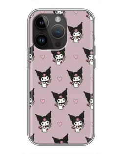 Чехол для iPhone 14 Pro с картинкой «Kuromi — ночной сон»