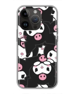 Чехол для iPhone 14 Pro с картинкой «Паттерн голов Куроми»