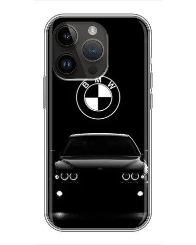 Чехол для iPhone 14 Pro с картинкой «BMW — взгляд из темноты»