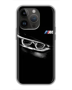 Чохол для iPhone 14 Pro з картинкою «BMW — погляд тигра»