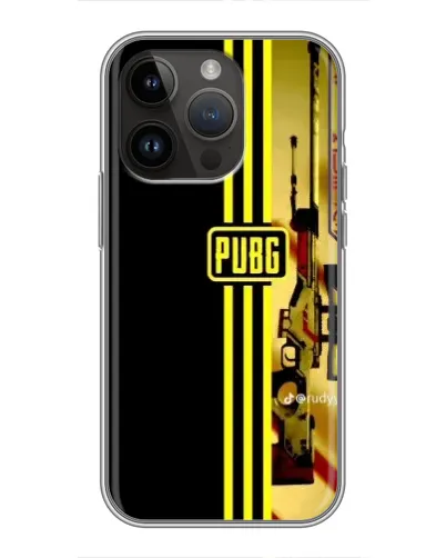 Чехол для iPhone 14 Pro с картинкой «PUBG — камуфляжный шлем»