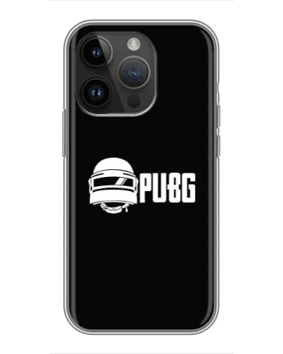 Чехол для iPhone 14 Pro с картинкой «PUBG — классический лого»