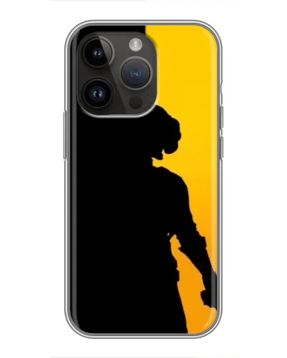 Чехол для iPhone 14 Pro с картинкой «Тень воина PUBG»