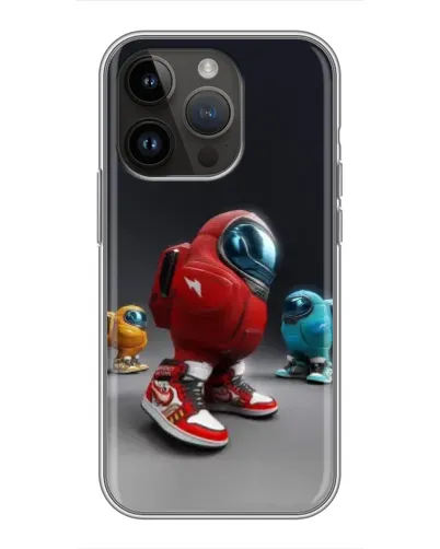 Чехол для iPhone 14 Pro с картинкой «Among Us — 3D стиль» Чехол для iPhone 14 Pro с картинкой «Among Us — 3D стиль»