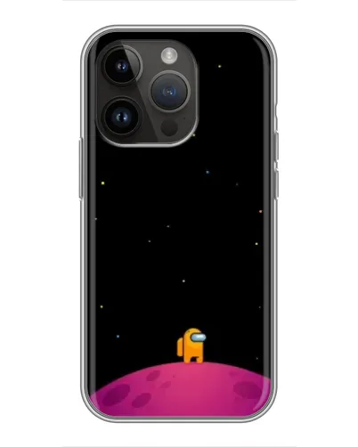 Чехол для iPhone 14 Pro с картинкой «Одинокий герой на планете» Чехол для iPhone 14 Pro с картинкой «Одинокий герой на планете»