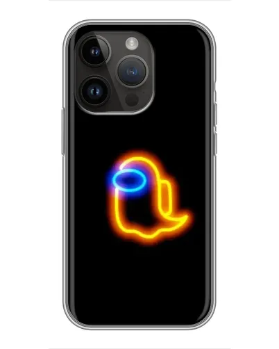 Чехол для iPhone 14 Pro с картинкой «Among Us неоновое сияние» Чехол для iPhone 14 Pro с картинкой «Among Us неоновое сияние»