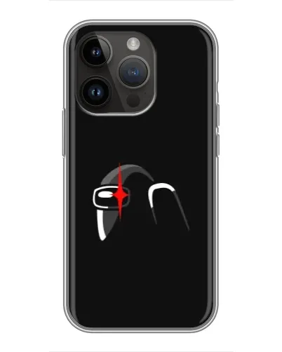 Чехол для iPhone 14 Pro с картинкой «Among Us шлем» Чехол для iPhone 14 Pro с картинкой «Among Us шлем»