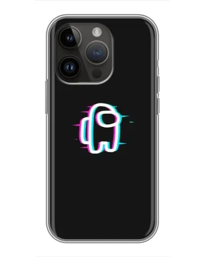 Чехол для iPhone 14 Pro с картинкой «Among Us неон» Чехол для iPhone 14 Pro с картинкой «Among Us неон»
