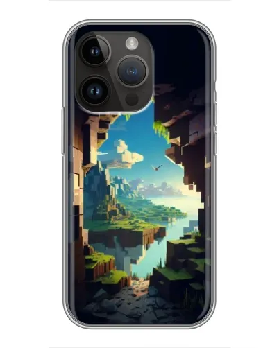 Чехол для iPhone 14 Pro с картинкой «Вид из пещеры» Чехол для iPhone 14 Pro с картинкой «Вид из пещеры»