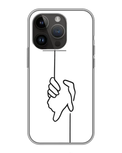 Чохол для iPhone 14 Pro з картинкою «Рука тримає» Чохол для iPhone 14 Pro з картинкою «Рука тримає»
