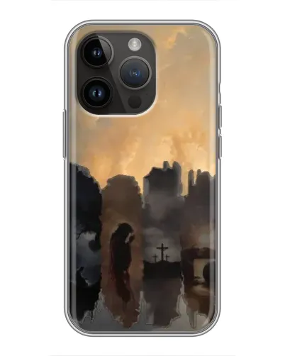 Чохол для iPhone 14 Pro з картинкою «Дорога до віри» Чохол для iPhone 14 Pro з картинкою «Дорога до віри»
