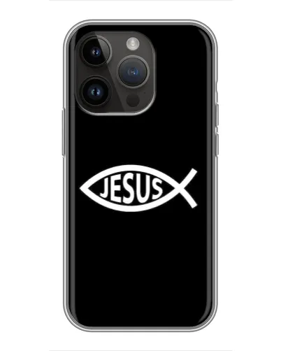 Чохол для iPhone 14 Pro з картинкою «Класичний Jesus» Чохол для iPhone 14 Pro з картинкою «Класичний Jesus»