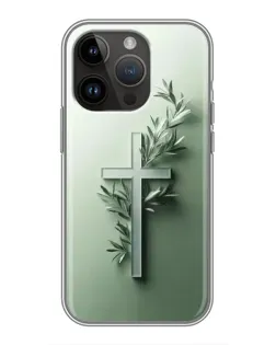 Чехол для iPhone 14 Pro с картинкой «Оливковая ветвь» Чехол для iPhone 14 Pro с картинкой «Оливковая ветвь»