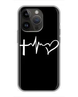 Чехол для iPhone 14 Pro с картинкой «Пульс веры» Чехол для iPhone 14 Pro с картинкой «Пульс веры»