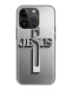 Чехол для iPhone 14 Pro с картинкой «Металлический крест Jesus» Чехол для iPhone 14 Pro с картинкой «Металлический крест Jesus»