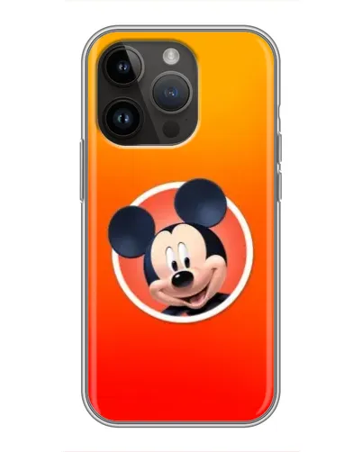 Чехол для iPhone 14 Pro с картинкой «Mickey в круге»