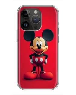 Чехол для iPhone 14 Pro с картинкой «Mickey в полный рост»