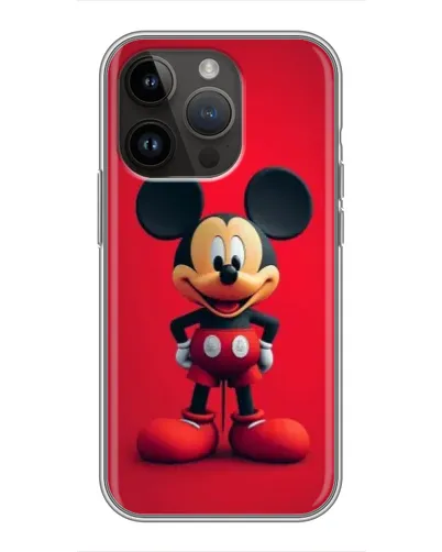 Чехол для iPhone 14 Pro с картинкой «Mickey в полный рост»