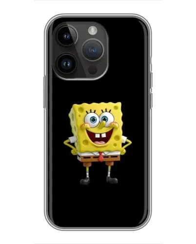 Чехол для iPhone 14 Pro с картинкой «Классический Губка Боб»