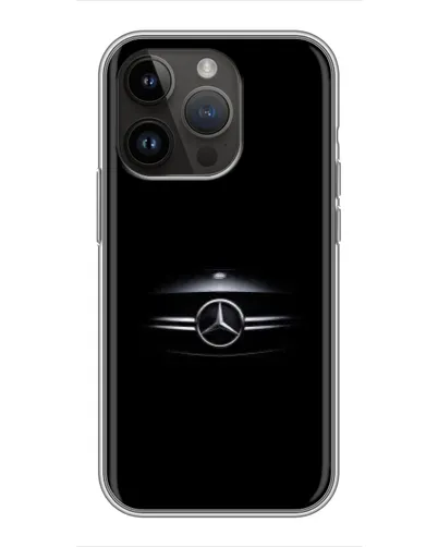 Чехол для iPhone 14 Pro с картинкой «Mercedes — абстрактные линии»