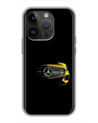 Чехол для iPhone 14 Pro с картинкой «Mercedes — ретро стиль»