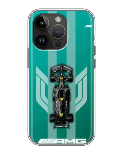 Чехол для iPhone 14 Pro с картинкой «Mercedes AMG Petronas»