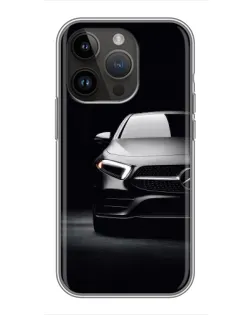 Чехол для iPhone 14 Pro с картинкой «Свет фар Mercedes» Чехол для iPhone 14 Pro с картинкой «Свет фар Mercedes»