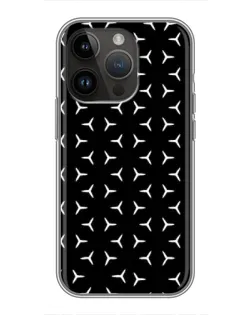 Чехол для iPhone 14 Pro с картинкой «Mercedes паттерн звезд» Чехол для iPhone 14 Pro с картинкой «Mercedes паттерн звезд»