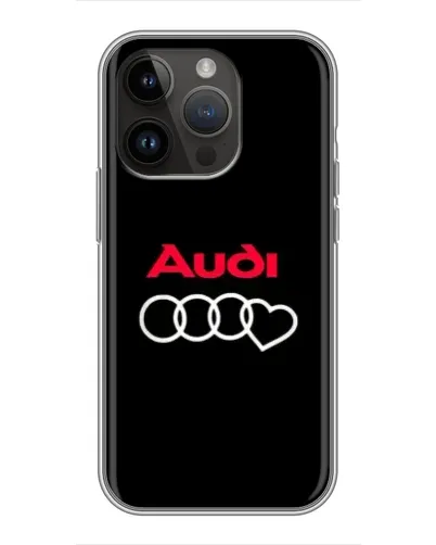 Чохол для iPhone 14 Pro з картинкою «Логотип Audi Heart» Чохол для iPhone 14 Pro з картинкою «Логотип Audi Heart»
