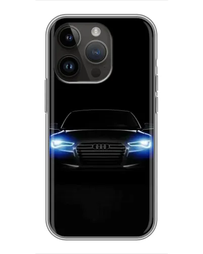 Чохол для iPhone 14 Pro з картинкою «Audi в неоні» Чохол для iPhone 14 Pro з картинкою «Audi в неоні»