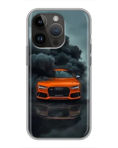 Чохол для iPhone 14 Pro з картинкою «Audi у хмарах диму» Чохол для iPhone 14 Pro з картинкою «Audi у хмарах диму»