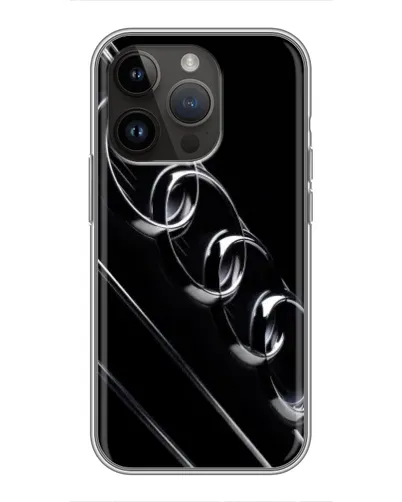 Чохол для iPhone 14 Pro з картинкою «Audi — абстрактні кільця» Чохол для iPhone 14 Pro з картинкою «Audi — абстрактні кільця»