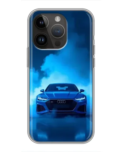 Чохол для iPhone 14 Pro з картинкою «Audi — блакитна енергія» Чохол для iPhone 14 Pro з картинкою «Audi — блакитна енергія»