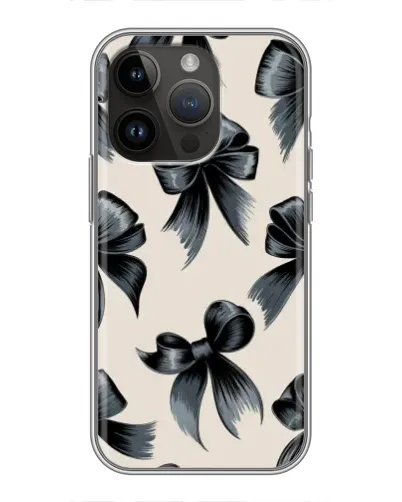Чохол для iPhone 14 Pro з картинкою «Банти Coquette»