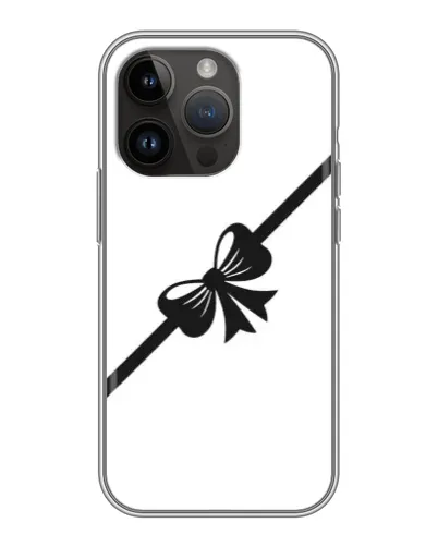 Чохол для iPhone 14 Pro з картинкою «Діагональний бант»