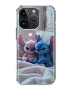 Чохол для iPhone 14 Pro з картинкою «Плюшеві Стіч Ангел» Чохол для iPhone 14 Pro з картинкою «Плюшеві Стіч Ангел»