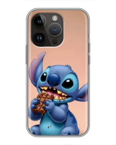 Чохол для iPhone 14 Pro з картинкою «Стіч їсть шоколад» Чохол для iPhone 14 Pro з картинкою «Стіч їсть шоколад»
