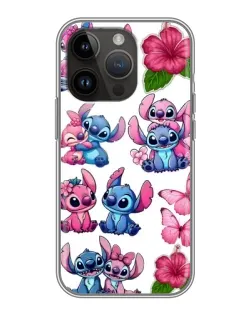 Чохол для iPhone 14 Pro з картинкою «Стікери Stitch та Angel» Чохол для iPhone 14 Pro з картинкою «Стікери Stitch та Angel»