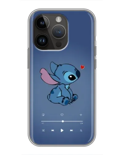 Чохол для iPhone 14 Pro з картинкою «Музичний Stitch» Чохол для iPhone 14 Pro з картинкою «Музичний Stitch»