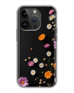 Чехол для iPhone 14 Pro с картинкой «Цветочная композиция»