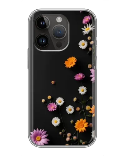 Чехол для iPhone 14 Pro с картинкой «Цветочная композиция»