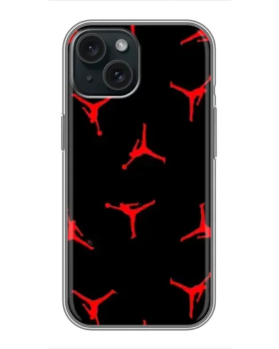 Чехол для iPhone 14 с картинкой «Jordan Red Pattern» Чехол для iPhone 14 с картинкой «Jordan Red Pattern»