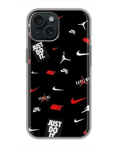 Чехол для iPhone 14 с картинкой «Nike Mix Pattern» Чехол для iPhone 14 с картинкой «Nike Mix Pattern»