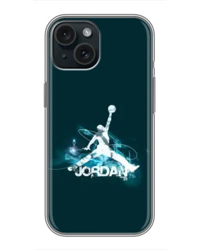Чехол для iPhone 14 с картинкой «Jordan Blue Fire» Чехол для iPhone 14 с картинкой «Jordan Blue Fire»
