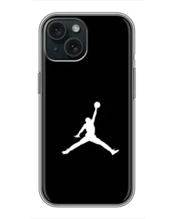 Чехол для iPhone 14 с картинкой «Jordan Silhouette»