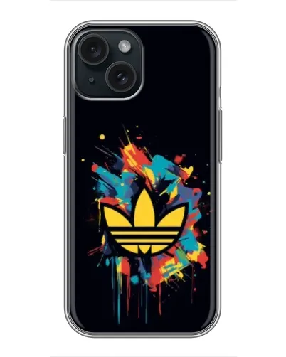 Чехол для iPhone 14 с картинкой «Adidas Splash»