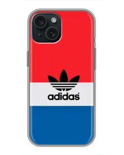 Чохол для iPhone 14 з картинкою «Ретро блоки Adidas»
