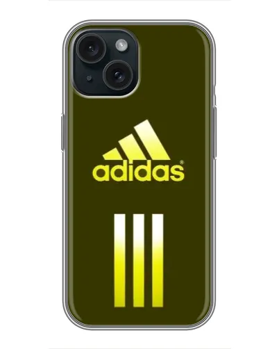 Чехол для iPhone 14 с картинкой «Оливковый градиент Adidas»
